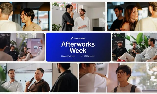 Cripto, IA e Web3 em destaque nos afterworks da Lunar Strategy durante a Web Summit